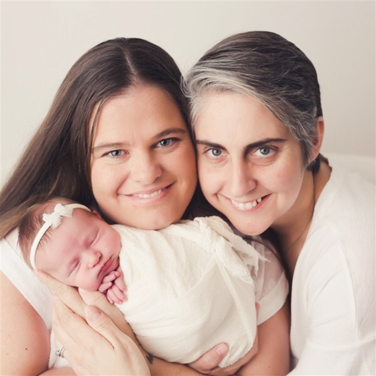 קימברלי and Patricia O'Neill welcomed baby London after four years, seven attempts, three miscarriages and 1,616 shots.