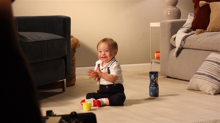 לוקאס Warren is the first Gerber baby to have Down syndrome. 