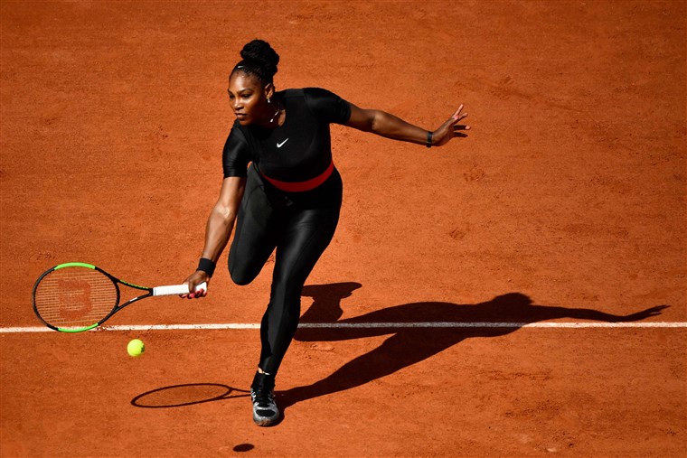 Serena Williams dedicated her catsuit to new moms