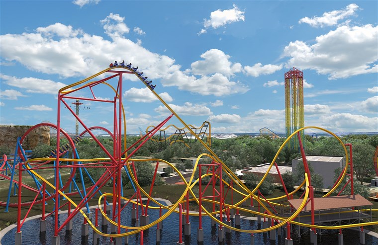 חדש Wonder Woman rollercoaster at Six Flags!
