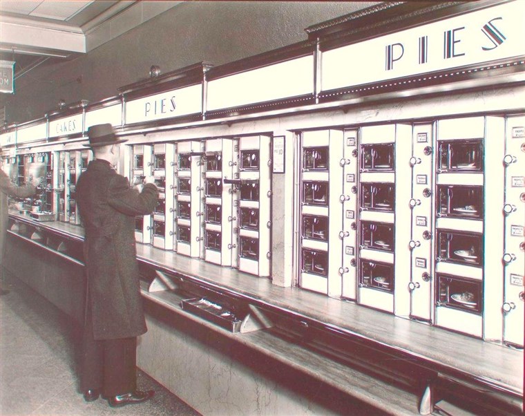 An automat on Manhattan's Eighth Avenue in 1936 photographed by Berenice Abbott.