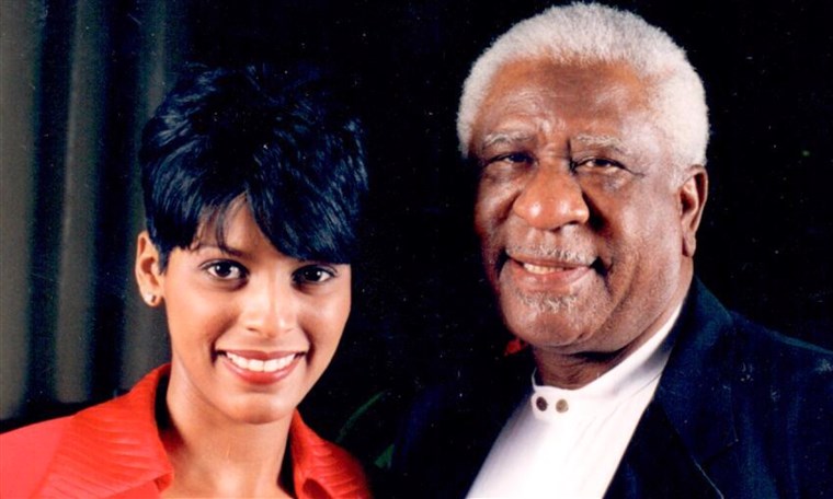 Tamron Hall and her dad