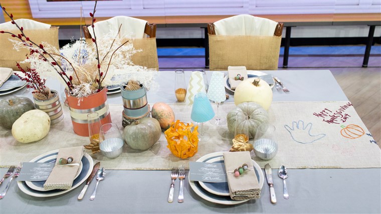 प्यारी Thanksgiving table decorations