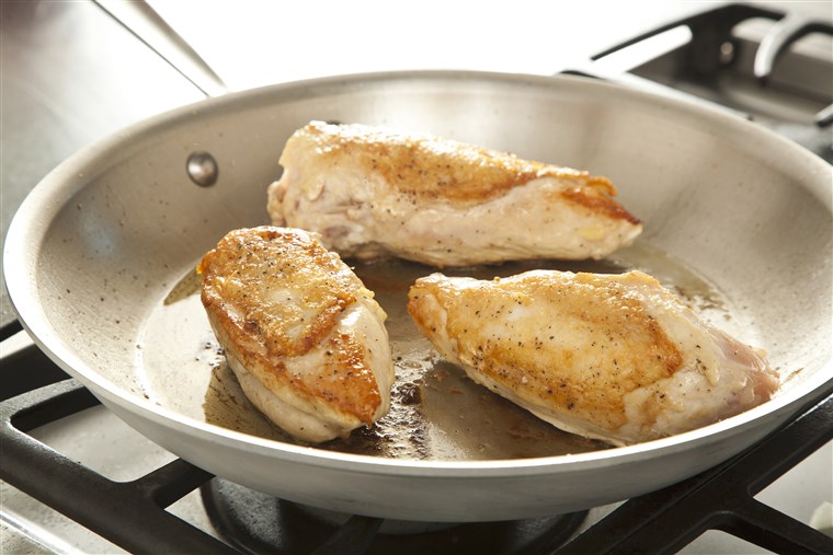 किस तरह to bake chicken: Baked chicken breast