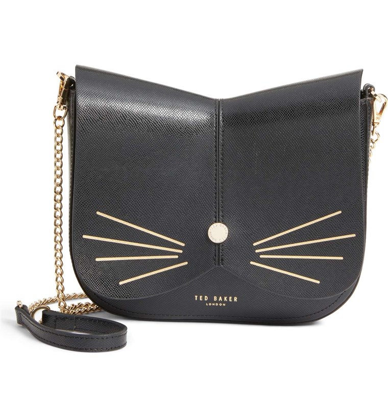 टेड Baker Kittii Cat Leather Crossbody Bag