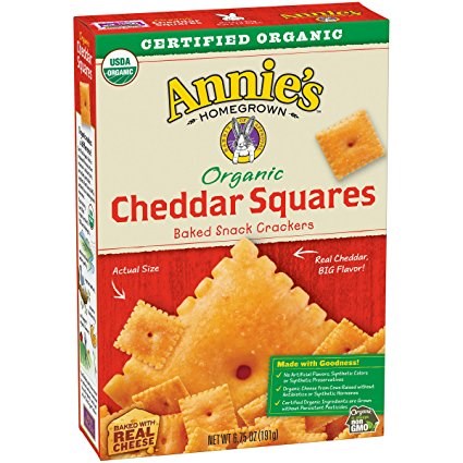 एनी's Organic Cheddar Squares