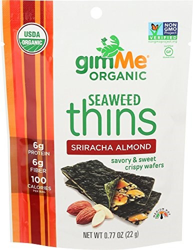 गिम्मी Sriracha Almond Seaweed Thins