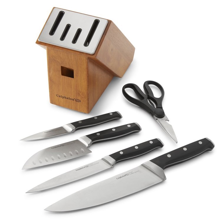 Caphalon self-sharpening knife set