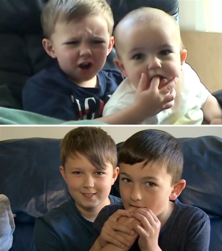 ה boys from the viral video 'Charlie Bit My Finger' all grown up