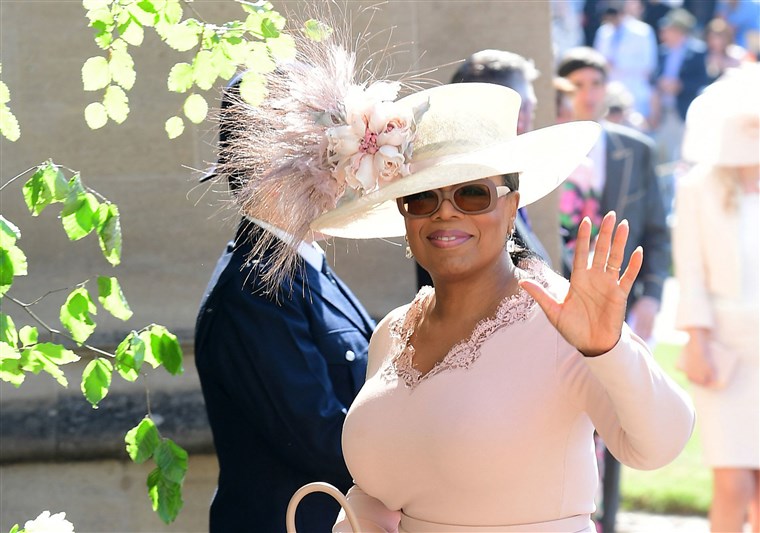 Oprah Winfrey at the royal wedding