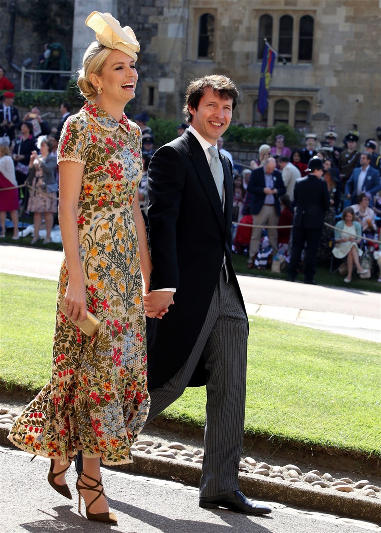 James Blunt, Sofia Wellesley at royal wedding