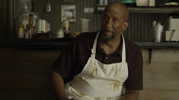 रेग E. Cathey plays Freddy Hayes, owner of Freddy's Ribs, on 