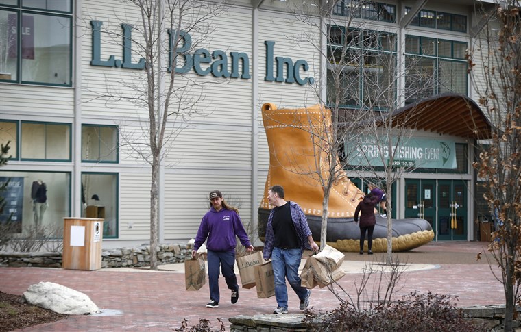 L.L. Bean retail store in Freeport, Maine.
