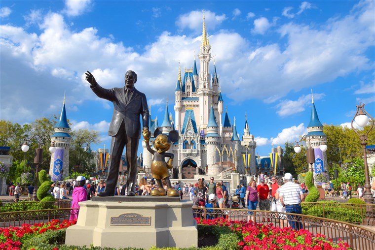 felső US amusement parks: Magic Kingdom at Disney World