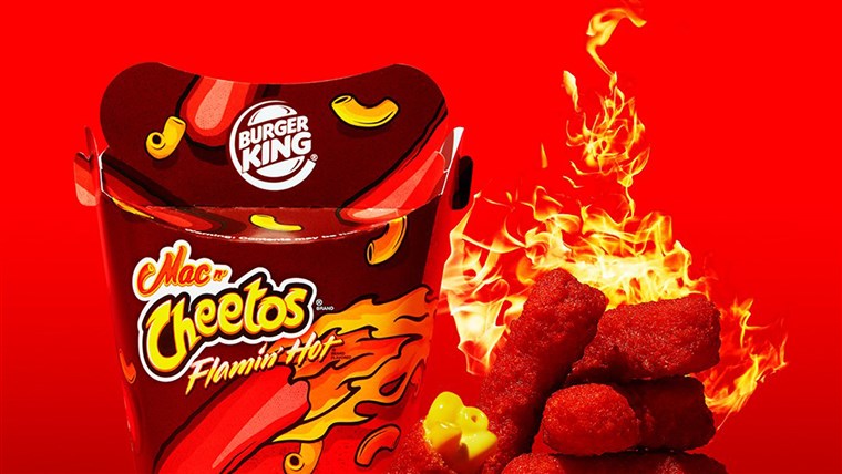 flamin' hot cheetos Burger King