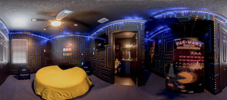 नींद in a PacMan-themed room, or play the original game if you aren't tired.