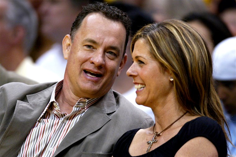 טום Hanks and wife Rita Wilson