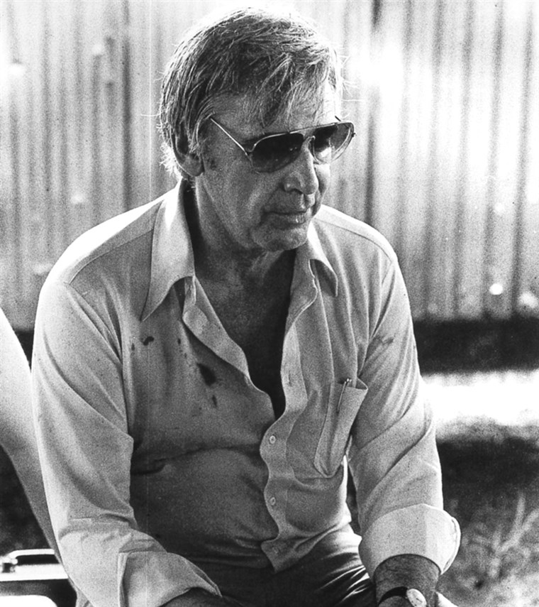 Ismétlés. Leo Ryan of California, photographed after visiting Jonestown. A short time later, Jim Jones loyalists gunned him down in an ambush as he and his delegation were preparing to return to the U.S. 