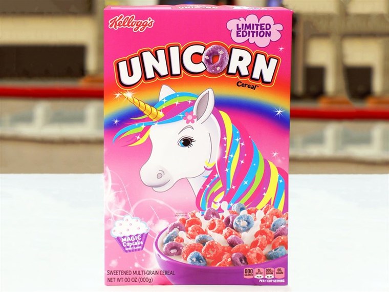 केलॉग's new Unicorn Cereal
