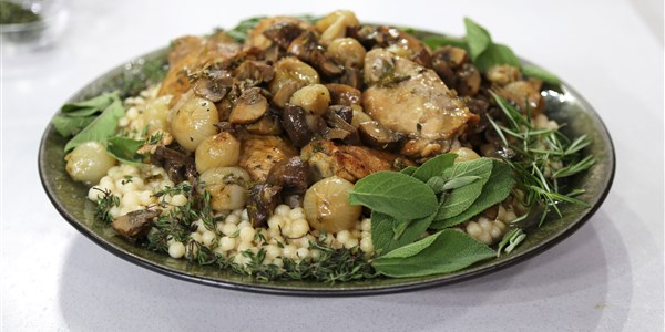 fűszeres Chicken with Lebanese Couscous