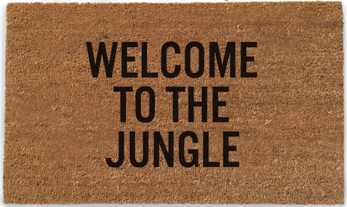 ברוך הבא to the Jungle Doormat