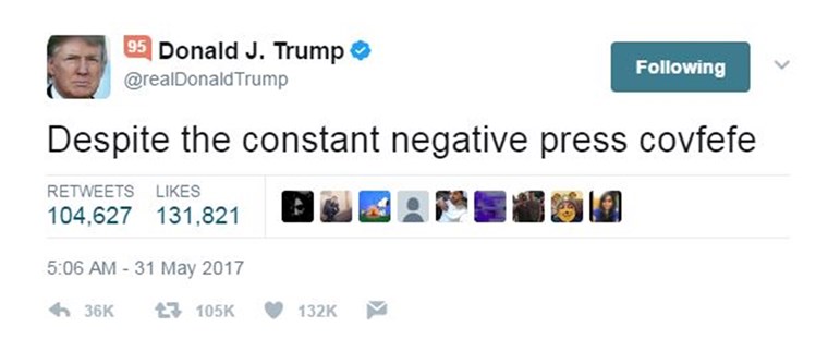 דונלד Trump Tweet