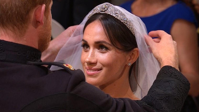 मेघन Markle's tiara on her wedding day