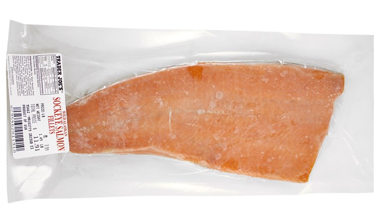 श्रेष्ठ healthy Trader Joe's products: Frozen sockeye salmon