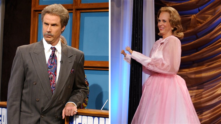 क्रिस्टन Wiig as Dooneese and Will Ferrell as Alex Trebek are two of their most famous SNL sketches.