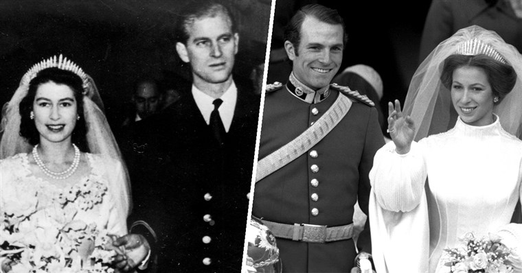כמו mother, like daughter! Both Queen Elizabeth and her daughter, Princess Anne, borrowed the Russian fringe tiara for their wedding days.
