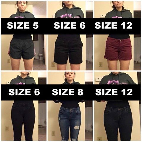 דינה Shoemaker demonstrates how sizes can be deceiving.