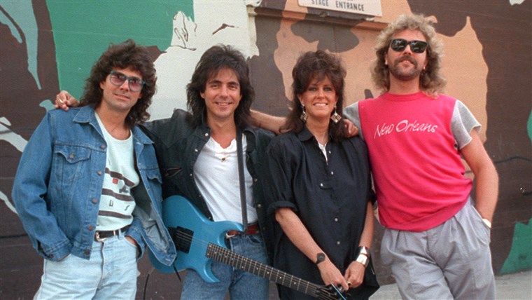 Bend members of Starship, from left, Mickey Thomas, Craig Chaquico, Grace Slick and Donny Baldwin