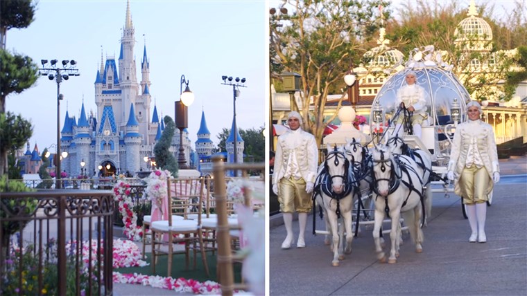 डिज्नी Wishes Wedding: Magic Kingdom's East Plaza Garden
