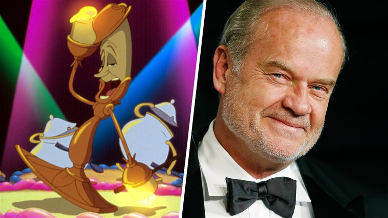 Kelsey Grammer and Lumiere from Beauty and The Beast